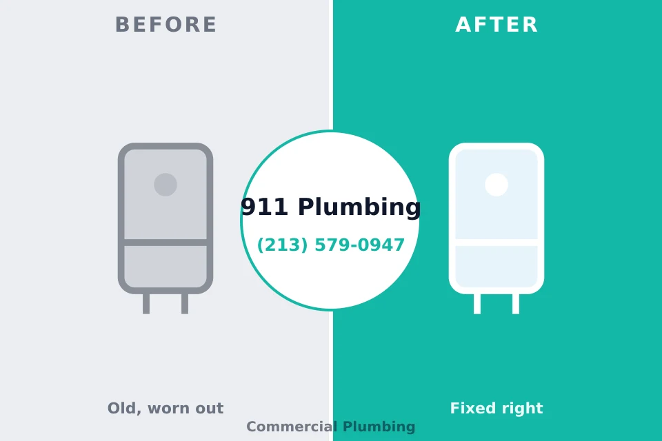 Before and after: plumbing repair Gainesville, FL